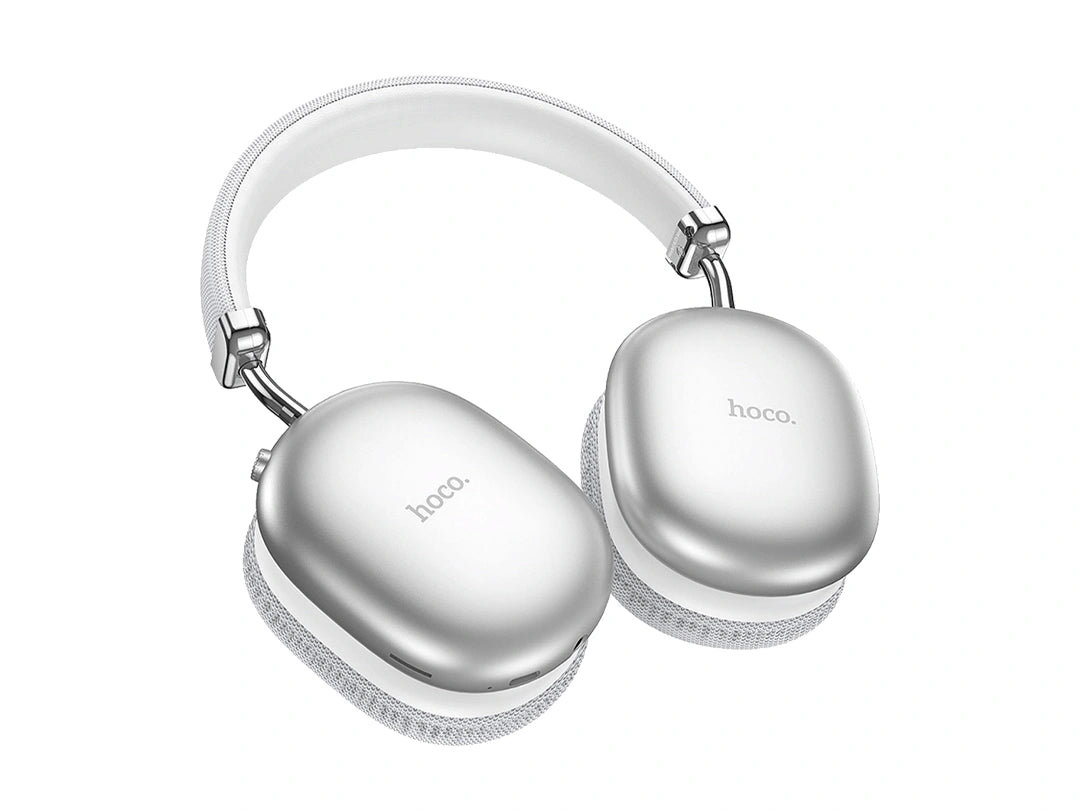 Hoco W35 Max Bluetooth Headphone - Silver in Qatar Hoco W35 Max Bluetooth Headphone - Silver in Qatar